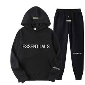 Black Essentials Tracksuit for sale brand new.